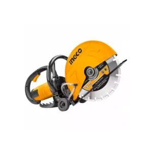 Ingco Power Cutter 2800W 355mm with Wheels Suitable for Cutting Concrete, Stone and Brick PC3558