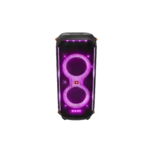 JBL By Harrman JBL Speakers  800W, RMS Bluetooth Speaker with IPX4, Waterproof Design, AC Powered, Easy to grip, Telescopic Handle and Robust Wheels for Easy Portability Party Box 710