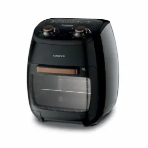 Kenwood Airfryer 11l Manual with Oven 4 in 1 Fry, Grill, Roast and Bake 2000w Hfp90.000bk - 60 Mins Timer With Rosting Function Removable Tray And Glass Door
