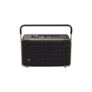 JBL By Harrman JBL Authentics 300 Portable Smart Home Speaker with Built-In Wi-Fi & Music Streaming, Voice Assist, Bluetooth Connectivity, Retro Design AUTHENTICS 300BLKUK