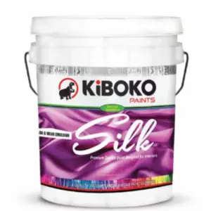 Kiboko Paints Kiboko Wash N Wear Vinyl Silk Emulsion Interior Paint 20L Special and Deep Shades