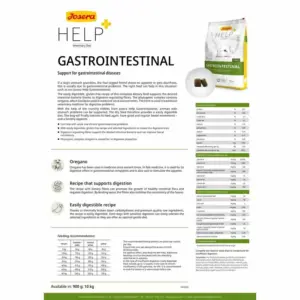 Josera Help Gastro Dog dry 900g Support for gastrointestinal diseases (Pack of 5) (E-EX)