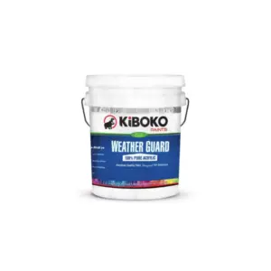 Kiboko Paints Kiboko Weather Guard Emulsion 10L Exterior Paint Regular Shades