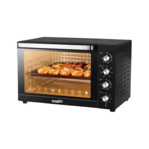 Kodtec Electric Oven – 2000W High Power Heating System, 38L Large Capacity, Baking, Roasting & Grilling Function, Adjustable Temperature Control with Timer, Family Size Heavy Duty Kitchen Oven KT-38100