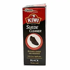 Kiwi Suade Clener Black Conditions and Softens Suede and Nubuck to Restore its Natural Surface Texture 100ml (Pack of 24Pcs)