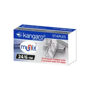 Kangaro Stationery Kangaro Staple Pin 24/6 1m Coloured P06735
