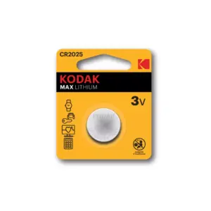 Kodak Button Cell 3V Max Lithium CR2025