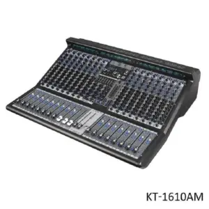 Kodtec Professional 16-Channel Audio Mixer, Multi-Input Sound Console for Live Sound and Studio Mixing KT-1610AM