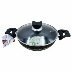 Klassic Kitchenware Klassic Non Stick Kadai with Lid 24cm 173