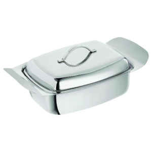 RMH Stainless Steel Butter Dish - TW-I L