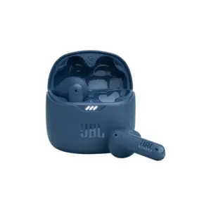 JBL By Harrman JBL Earphones, True Wireless Noise Cancelling in Earphones Black, Blue, up to 32 Hours of Battery Life, Water Resistant IPX4, 32rs, Water-Resistant & Sweatproof, Max Playtime TUNE FLEX BLK/BLU