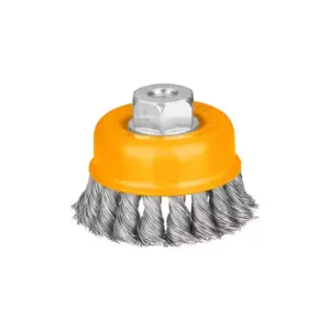 Ingco Twist Wire Cup Brush with Nut 100mm WB21002