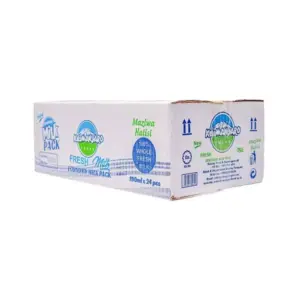 Kilimanjaro Fresh UHT Fresh Milk Carton 190ml (Pack of 24Pcs) - Per Carton (E-EX)
