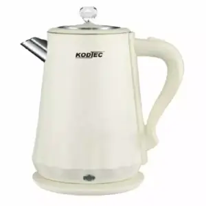Kodtec Electric Kettle Double-Layer Cool-Touch Safety Design 1.8L, Professional 100% Stainless Steel Interior Rapid Boil Kettle KT-7018B