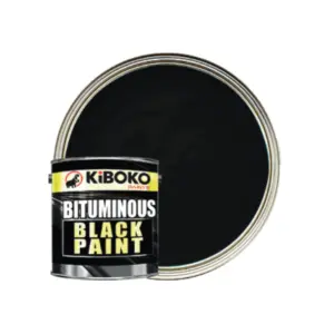 Kiboko Paints Kiboko Bituminous Paint Black 4L Pack of 4