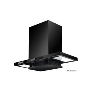 Kodtec Hood Range Smart – 360W High Power Motor, 90cm Wide Chimney Hood, Strong Suction System (Up to 2500 m³/hr Airflow), Smart Touch Control Panel, LED Lighting, Oil & Smoke Extraction Heavy Duty Kitchen Range Hood KT-8700HD