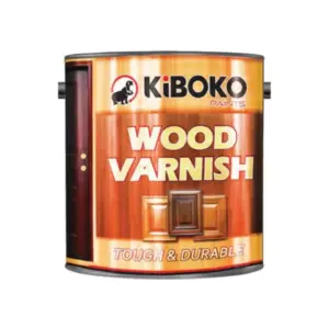 Kiboko Paints Kiboko Wood Varnish (Matt Finish) Finishers 4L Pack of 4