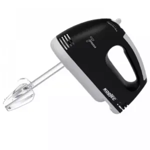 Kodtec Hand Mixer 7-Speed Portable Egg Beater & Dough Kneader 150W, Professional Lightweight Kitchen Mixer with 4 Stainless Steel Attachments KT-5000MX-B