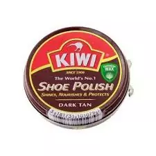 Kiwi Quality Shoe Polish Dark Tan for Shine and Water Protection 40ml (Pack of 144pcs)