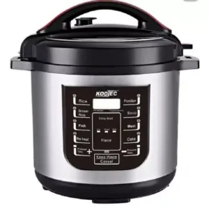 Kodtec Digital Electric Pressure Cooker High-Power Smart Cooker 1300W, Professional 13-in-1 Silver Multi-Cooker with Adjustable Pressure & Stainless Steel Pot KT-168DEP