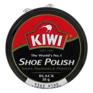 Kiwi Quality Shoe Polish Black for Shine and Water Protection 100ml (Pack of 144pcs)