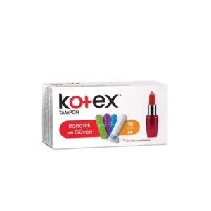 Kotex Tampons Mini 16 (Pack of 12)