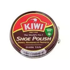 Kiwi Quality Shoe Polish Dark Tan for Shine and Water Protection 100ml (Pack of 144pcs)