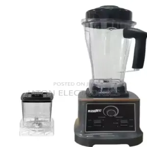 Kodtec Heavy-Duty Commercial Blender 800W High-Performance Industrial Mixer, Professional Stainless Steel 6-Blade Smoothie & Ice Crusher KT-3006-11HBL