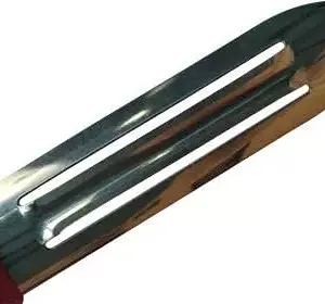 KOHE Classic Straight Peeler, Double Edged Blade for Peeling Tough Fruits & Vegetables, 165mm 1101.1 P07296