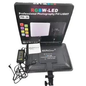 Faith LED Video Light Panel Photography Lighting Remote Control For Live Streaming Photo Studio Lamp