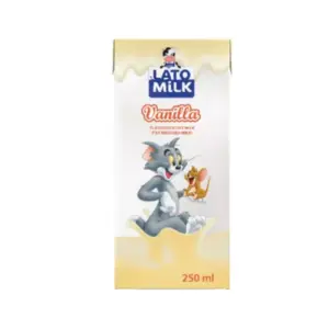 Lato Milk Lato Vanilla Flavored Milk 250ml (Pack of 24Pcs)