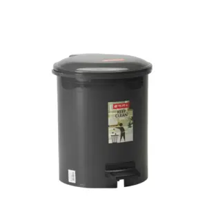 Lionstar Dustbin Round Step 10L C-11 Kitchen Trash Bin, Trash Can, Stain Resistant Garbage Bin For Home & Kitchen
