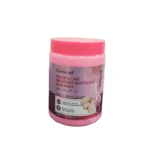 Lonni Cosmetics Lonni Garlic Oil Repair & Care Hair Mask 1L - Nourishes for Abundant, Fluffy Hair While Promoting Strength and Vitality.