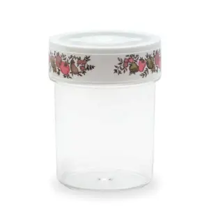 Lionstar Storage Plastic Jar Ø 120 x H 198 MM Snack Pot 202 PT-11 Tight Container & Storage Space Saving Box BPA Free