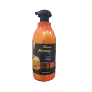 Lonni Cosmetics Lonni Honey Shampoo 1500ml - Enriched with Honey, Argan Oil, Keratin, and Collagen for Nourishing and Revitalizing Hair.