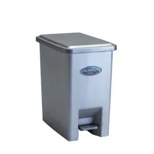 Lionstar Dustbin 15L Nerro Step On C-33 Kitchen Trash Bin, Trash Can, Stain Resistant Garbage Bin For Home & Kitchen