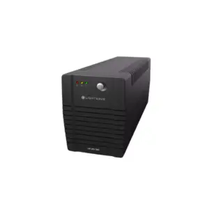 Lightwave UPS Battery Backup 1000VA with AVR, LED Indicator, Voltage & Overload Protection, Intelligent Battery Management, Auto Charge Function Black 1000VA
