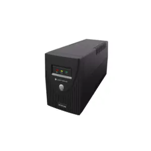 Lightwave UPS Battery Backup 850VA with LED Indicator, Battery Mode, Audible Alarm, Overload & Surge Protection, Automatic Regulation Black 850VA