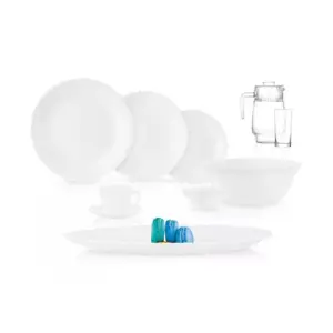 Luminarc Feston White Dinner Set 46pcs V4900