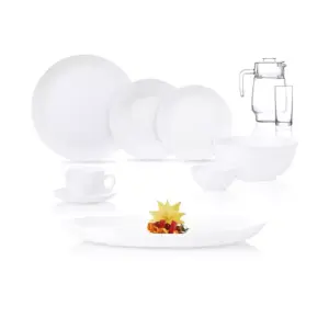 Luminarc Diwali Dinner Set 46pcs White P6007