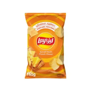 Lay’s Lays Potato Chips French Cheese 165g (Pack of 20pcs)
