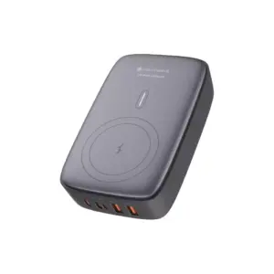Lightwave 6in1 Super Fast Wireless Charger 140W with 2 USB-C Ports, 2 USB-A Ports, Wireless Charging LW-DCH-140W-501