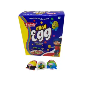 Livinda Mini Egg Sweet Balls with Gift (Pack of 3600Pcs)