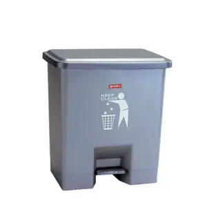 Lionstar Dustbin 15L Wide Step C-34 Kitchen Trash Bin, Trash Can, Stain Resistant Garbage Bin For Home & Kitchen