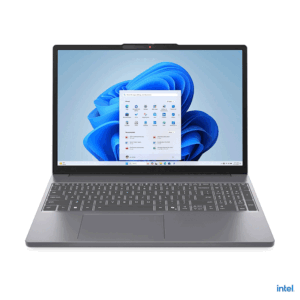 HP Lenovo IdeaPad Slim 3 15RH10 Laptop with 15.3" FHD Display, Intel Core i5-13420H Processor, 16GB DDR5 RAM, 512GB PCIe NVMe SSD, Intel Iris Xe Graphics, DOS Luna Grey 83K100D6UE