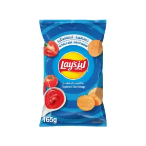 Lay’s Lays Potato Chips Tomato Ketchup 165g (Pack of 20pcs)