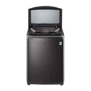 LG Washing Machine 14kg Top Load Automatic with Smart Inverter Control, TurboDrum, LoDecibel, Smart Motion & Diagnosis Middle Black T1466NEHG2