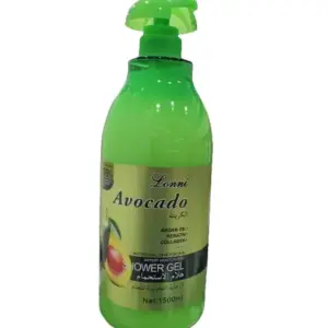 Lonni Cosmetics Lonni Avocado Shower Gel 1500ml - Moisturizes and Softens the Skin for a Luxuriously Smooth Feel.