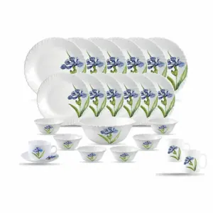 La Opala Dinner Set Royal Iris Classique 47 Pieces LR047