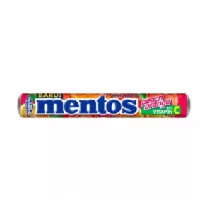 Mentos Roll Peach Orange 29g (Pack of 14pcs)